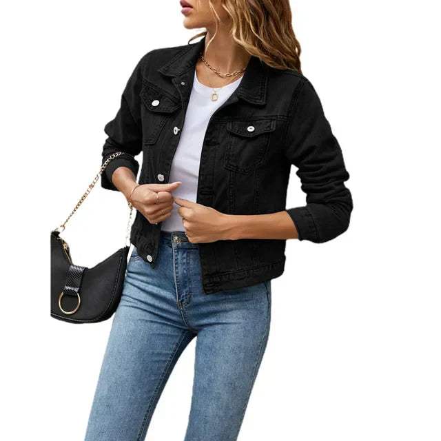 Stylish Denim Jacket for Women - Durable, Comfortable, and Perfect for Spring and Summer