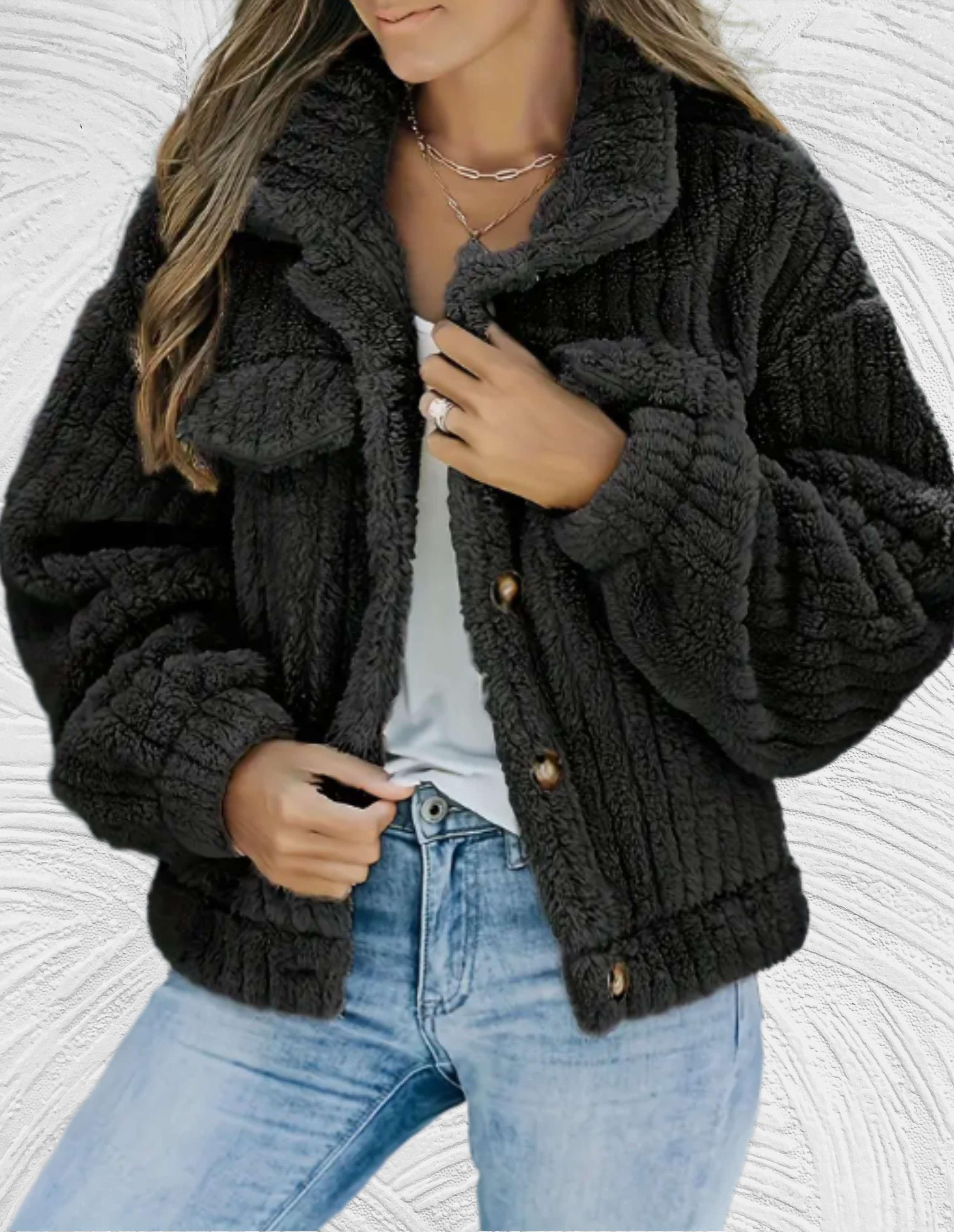 Chic Women's Wool Coat - Warm and Stylish for Winter and Autumn