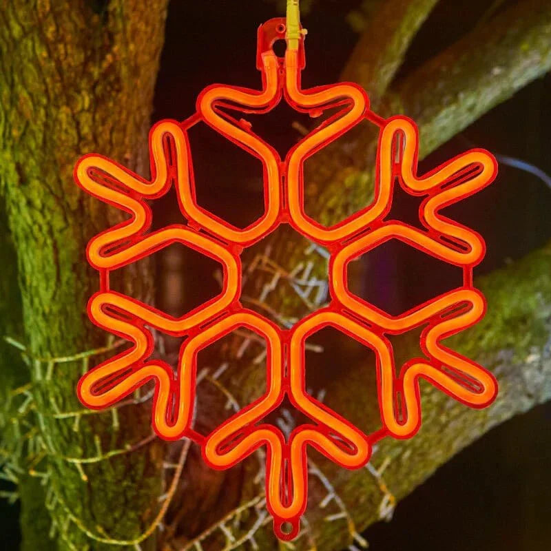 SnowGlow – Frozen Snowflake LED Lights for Winter Elegance