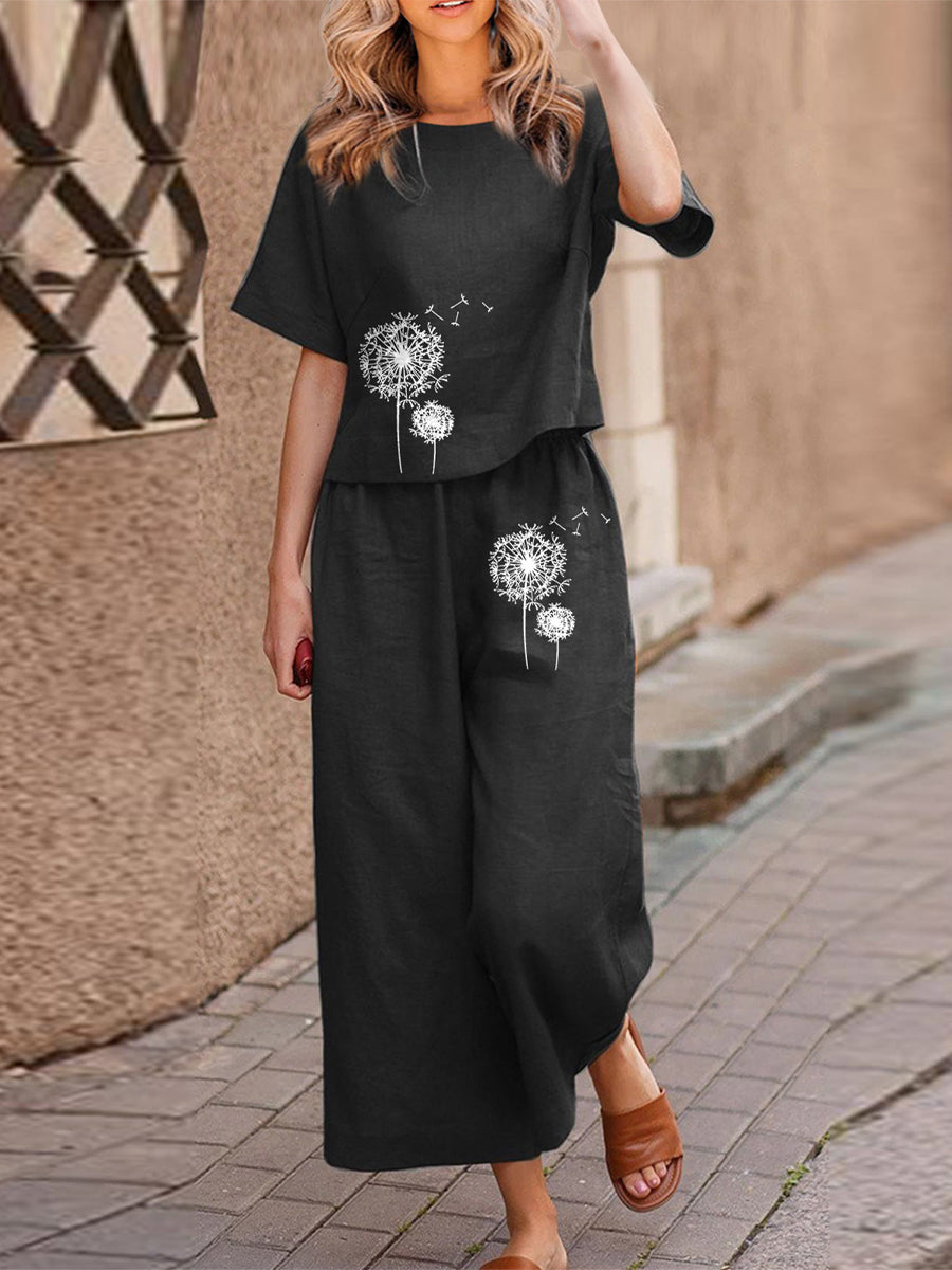 Two-piece lightweight summer set