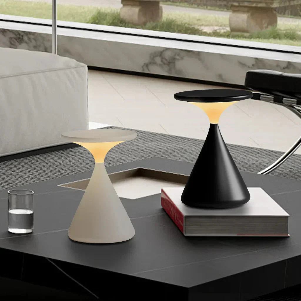Aeron Hourglass Battery Table Lamp – Flexible and Modern Design for Your Home