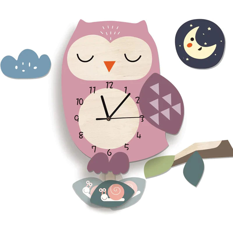 Brilvo - Enchanting Animal Wall Clock for Kids