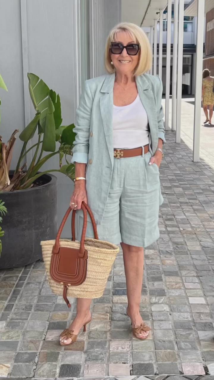 Elegant Two-Piece Short and Jacket Set