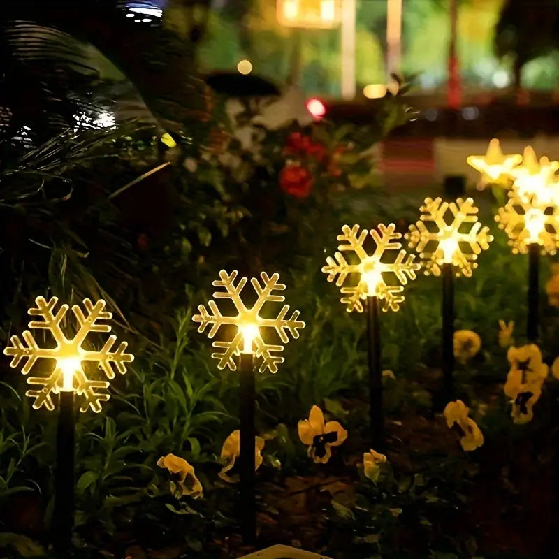 SnowGlow - Solar-Powered Path Light for Festive Outdoor Atmosphere
