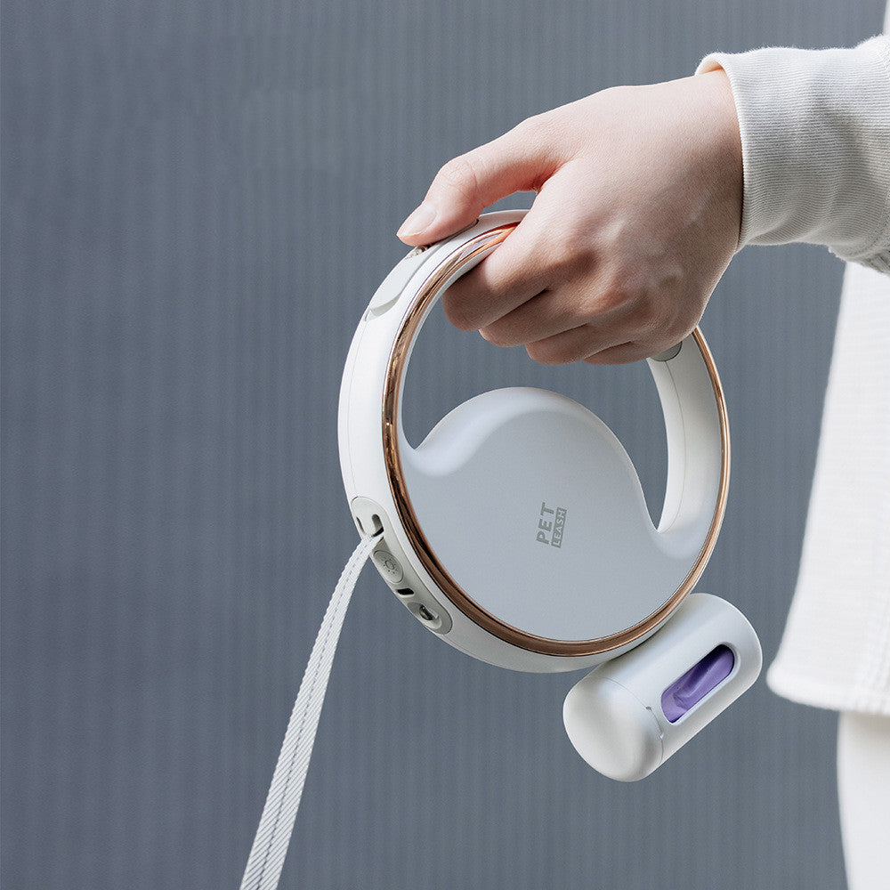 Rechargeable USB Reflective Dog Leash for Convenience and Safety