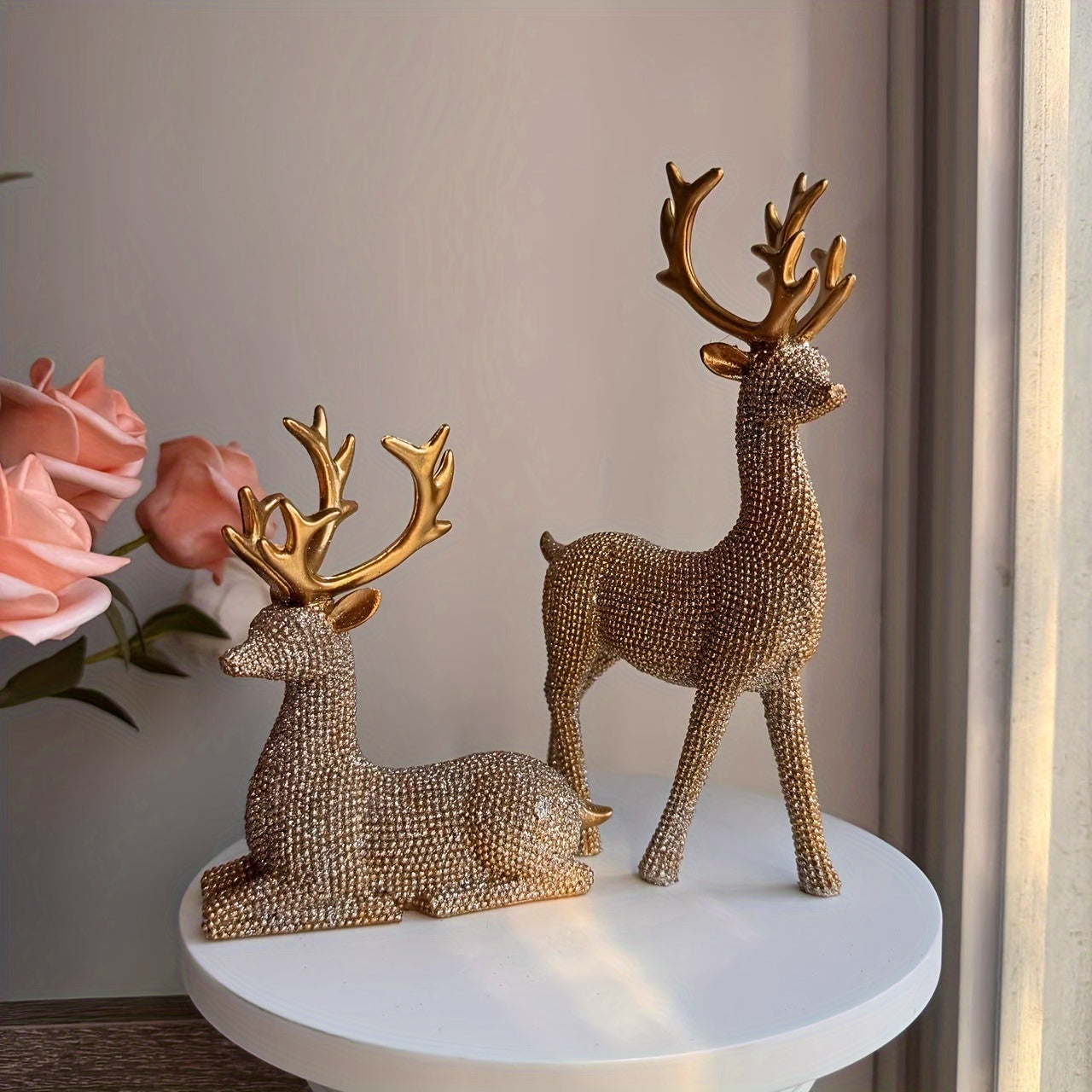 WinterGrove - Adorable Reindeer Duo for Magical Winter Landscapes