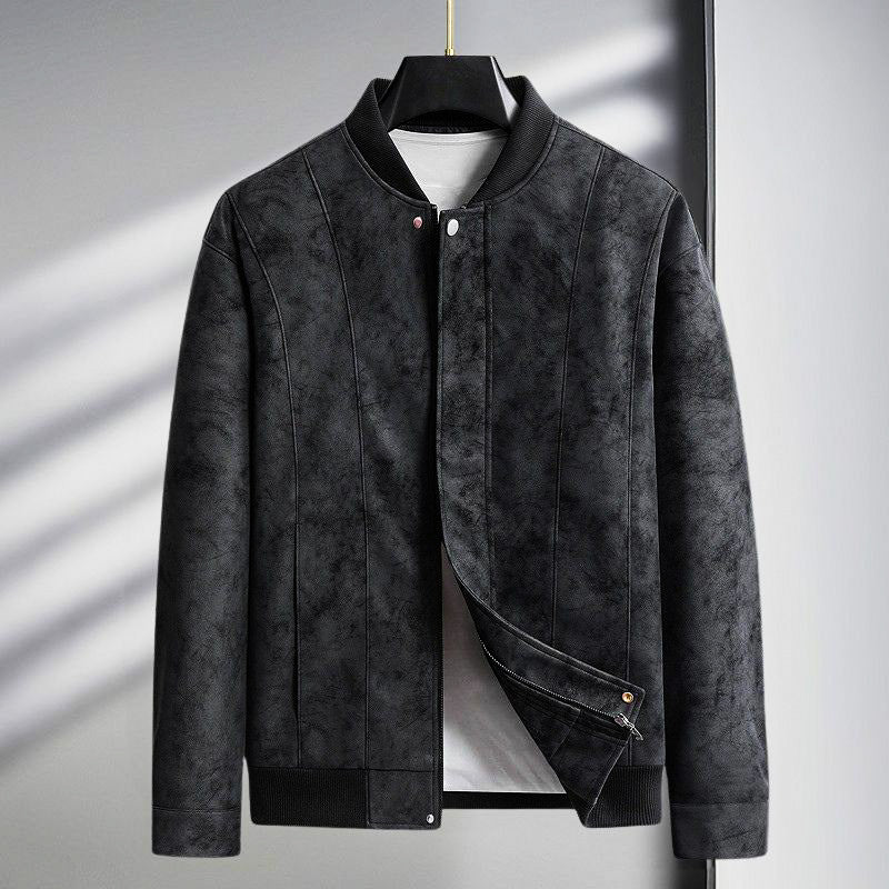Maverick Suede Bomber Jacket for a Stylish Look