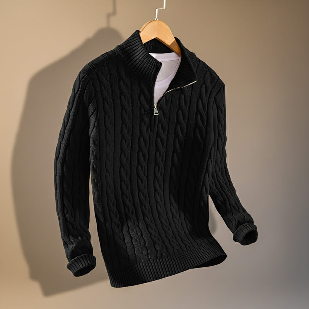 Henry Prestige Knit Mesh Pull for a Stylish and Warm Look