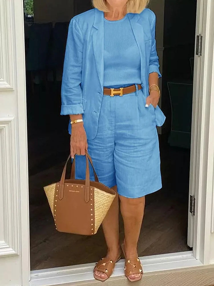 Casual Two-Piece Long Sleeve Clothing for Comfort and Elegance Style