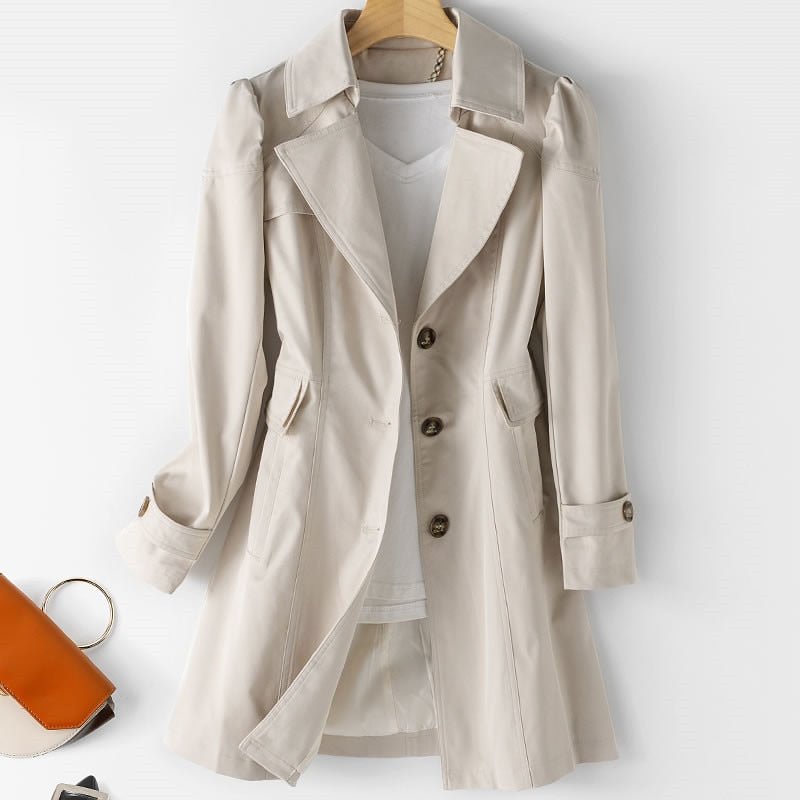 Elegant and Timeless Classic Trench Coat for Women
