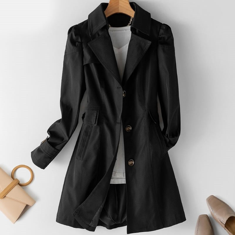 Elegant and Timeless Classic Trench Coat for Women