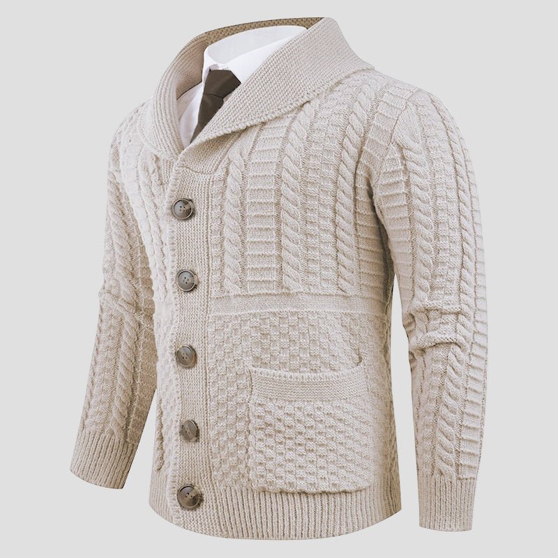 Jackson | Elegant Formal Wool Cardigan