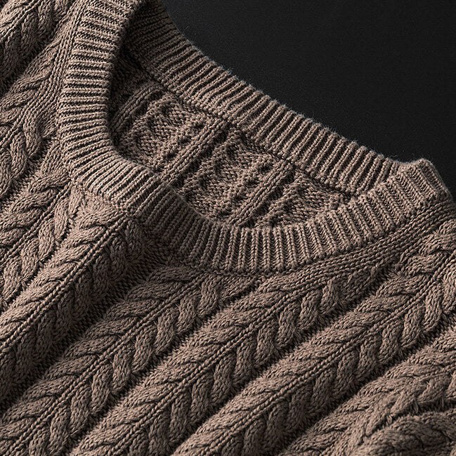 Matteo Legacy Wool Knit Sweater - Guaranteed Style and Comfort