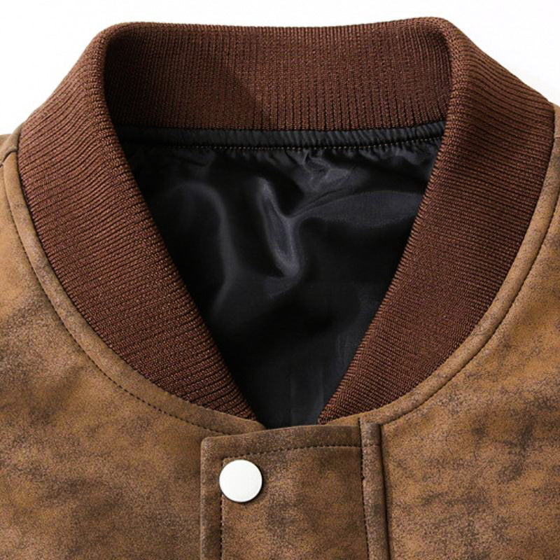 Maverick Suede Bomber Jacket for a Stylish Look