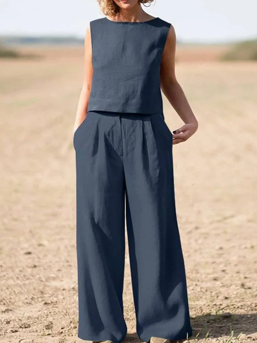 Simple Casual Two-Piece Set for Comfort and Style