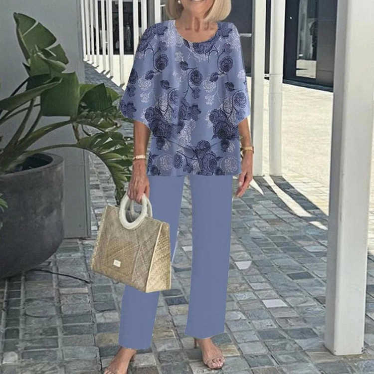 Elegant Two-Piece Long Sleeve Set