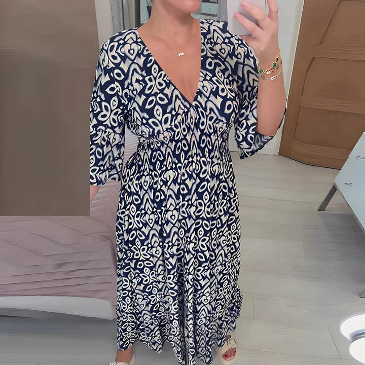 Frieda Airy V-Neck Summer Dress