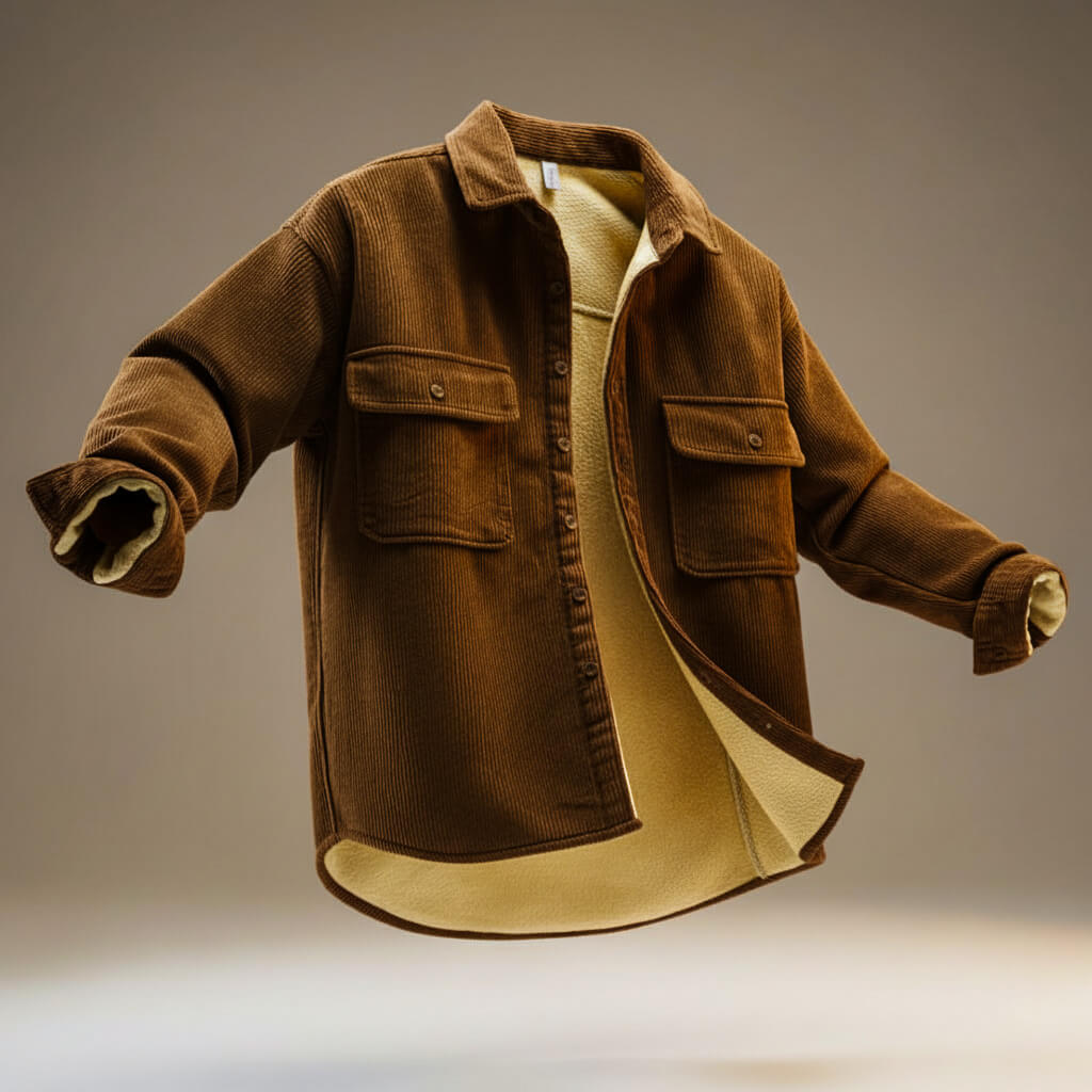 Hudson Prestige Corduroy Velvet Jacket – Elegance and Comfort Guaranteed