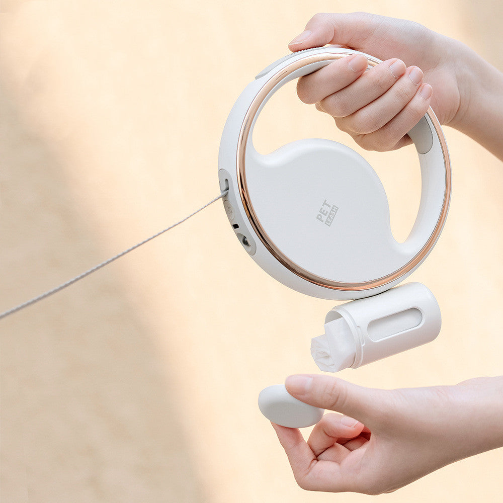 Rechargeable USB Reflective Dog Leash for Convenience and Safety