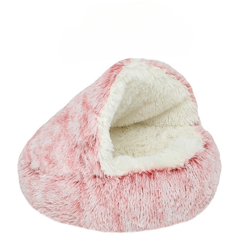 Round Cat Cushion | Luxury Winter Basket and Sleeping Bag for Comfortable Cats