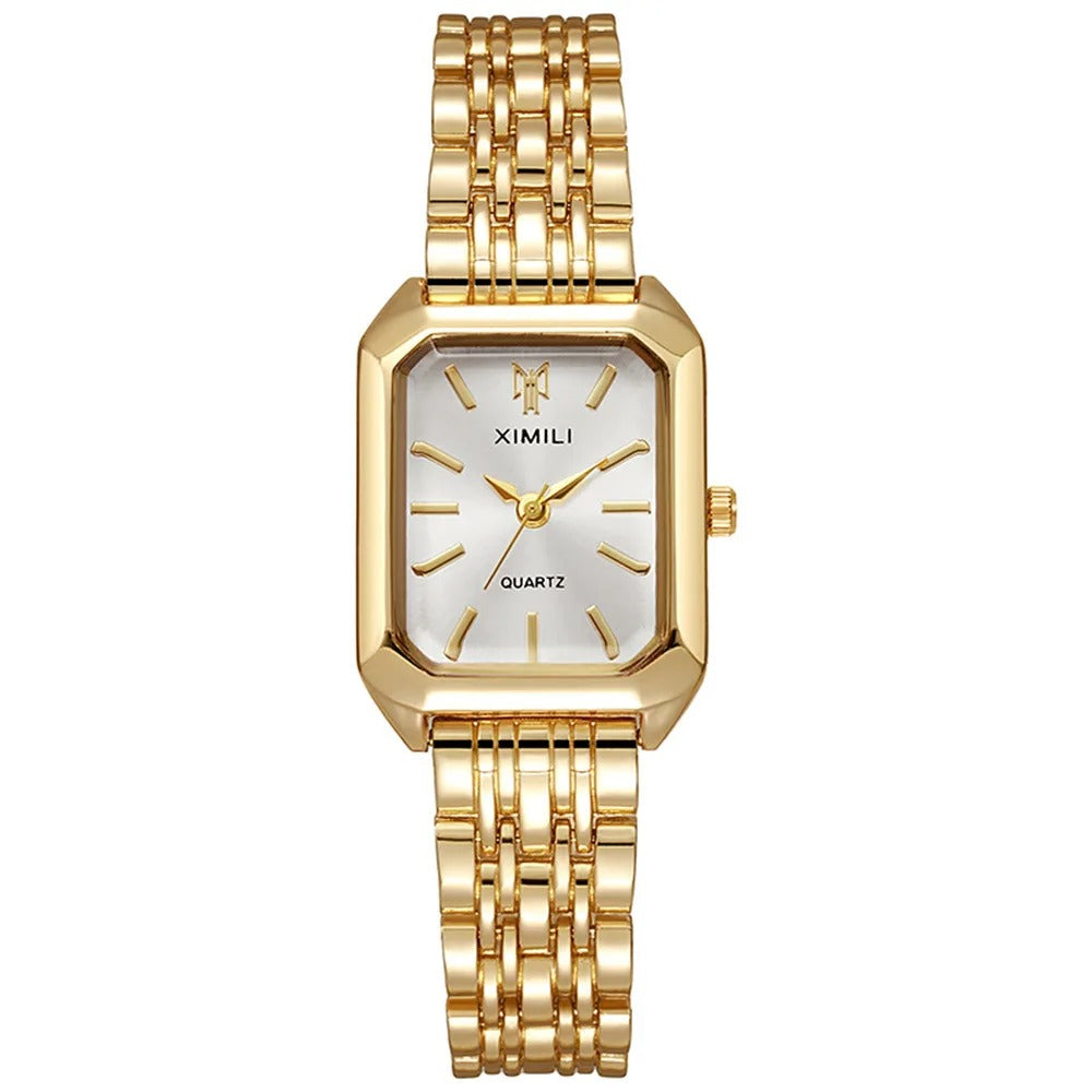 Classic Square Gold Quartz Watch