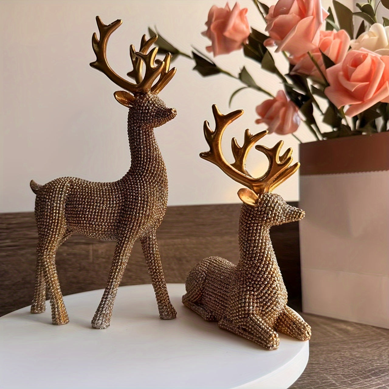 WinterGrove - Adorable Reindeer Duo for Magical Winter Landscapes