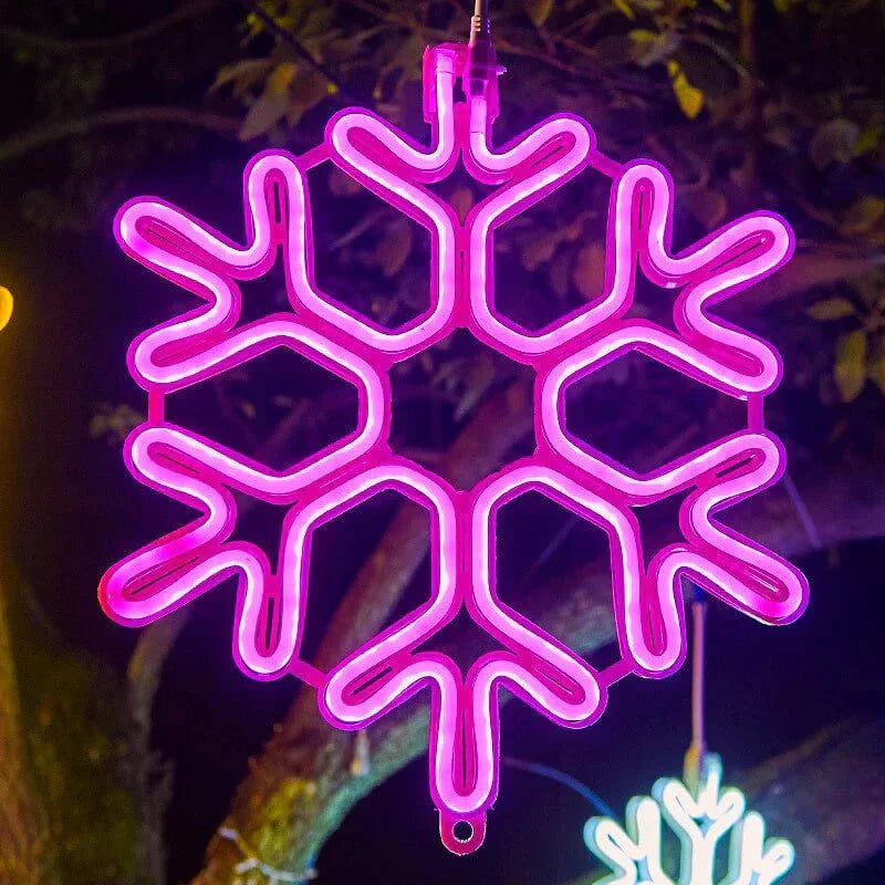 SnowGlow – Frozen Snowflake LED Lights for Winter Elegance