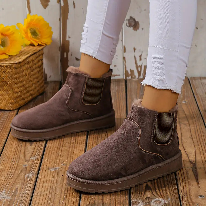 Women's Casual Slip-On Boots for Everyday Comfort and Style