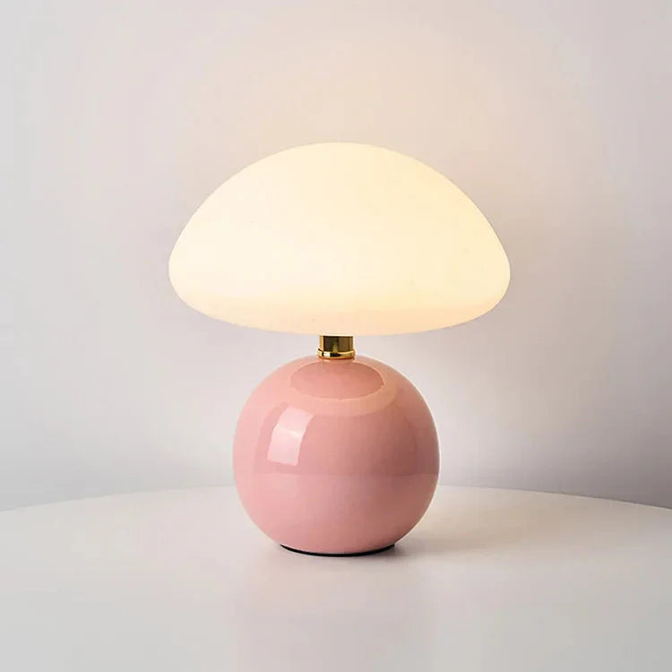 Elegant French Cream Mushroom Lamp for Stylish Lighting