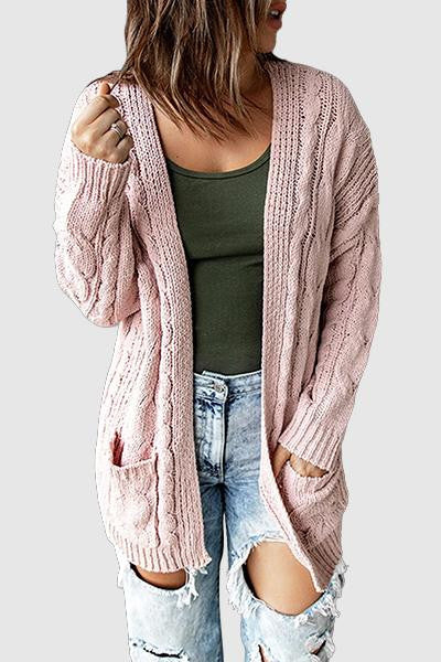 Xoe Casual Open-Front Cardigan - Effortless Everyday Layering