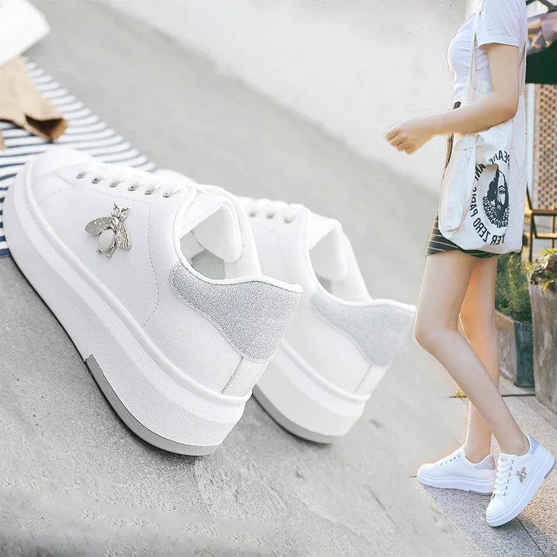 Trendy PU Leather Platform Shoes for a Modern Style