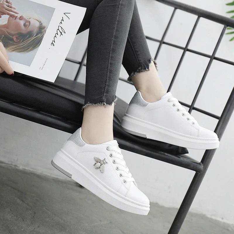 Trendy PU Leather Platform Shoes for a Modern Style