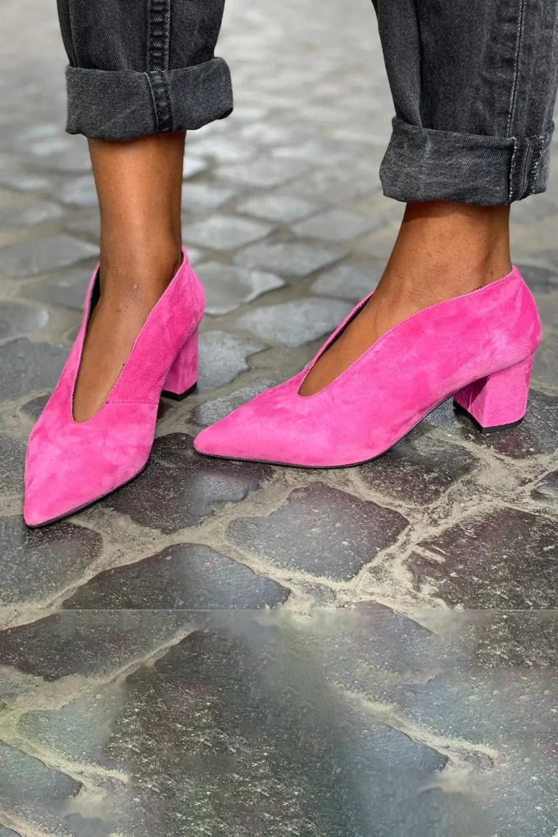 Chic Block Heel Pumps
