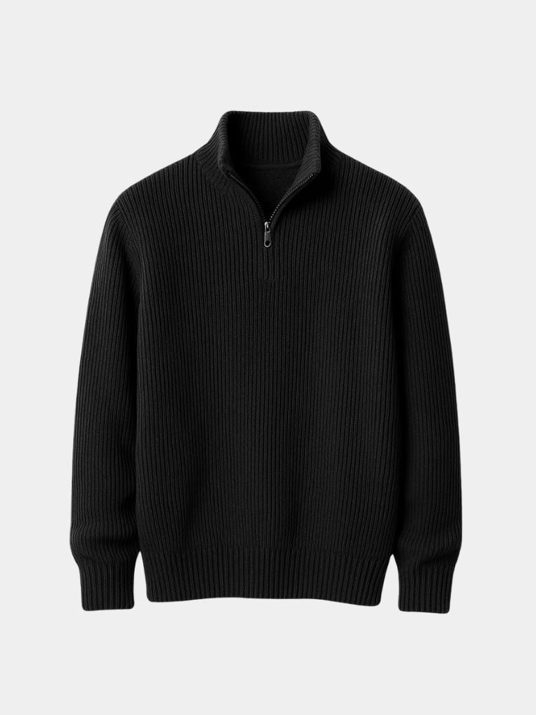 Falko - Elegant Highland Quarter-Zip Pullover in Classic Design