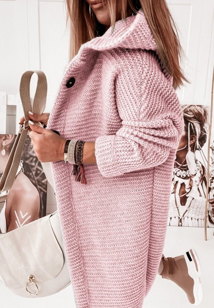 Ultra-Soft Hooded Knit Cardigan for Women