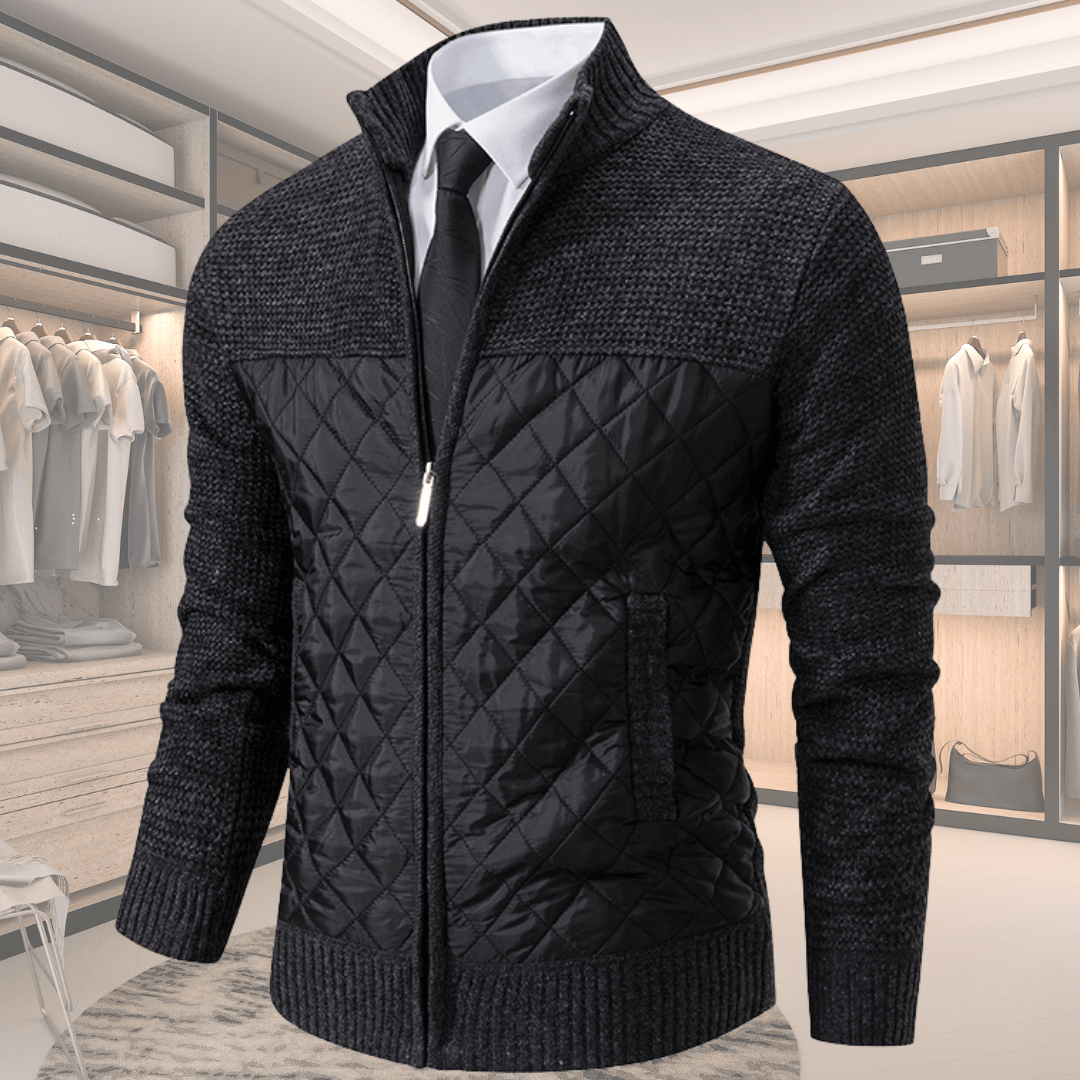 Felix - Elegant High Collar Sweater for a Stylish Look