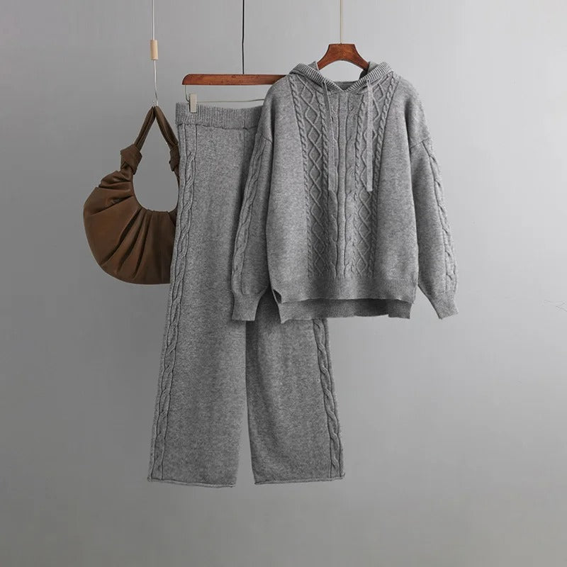 Roma™ - Ultra-Comfortable Oversized Knit Tracksuit Set