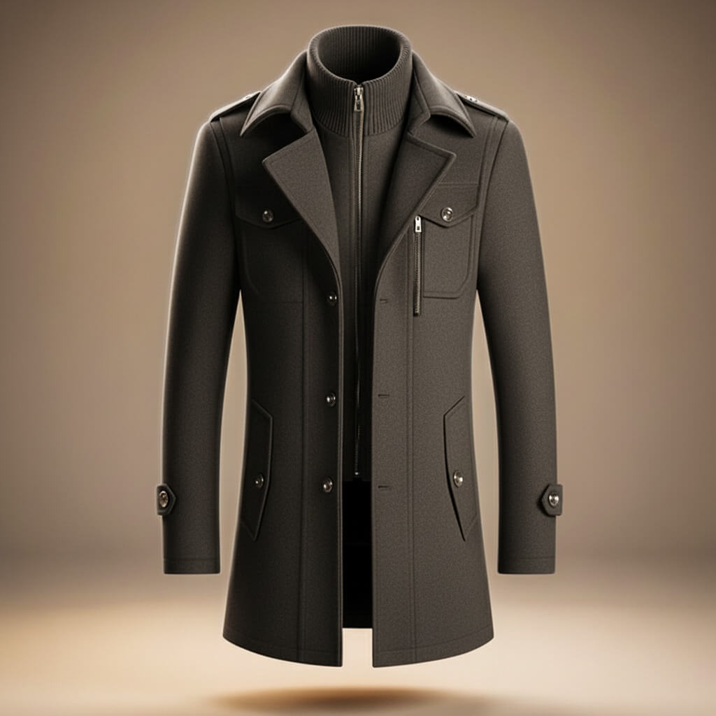 Marco Legacy Elegant Virgin Wool Coat