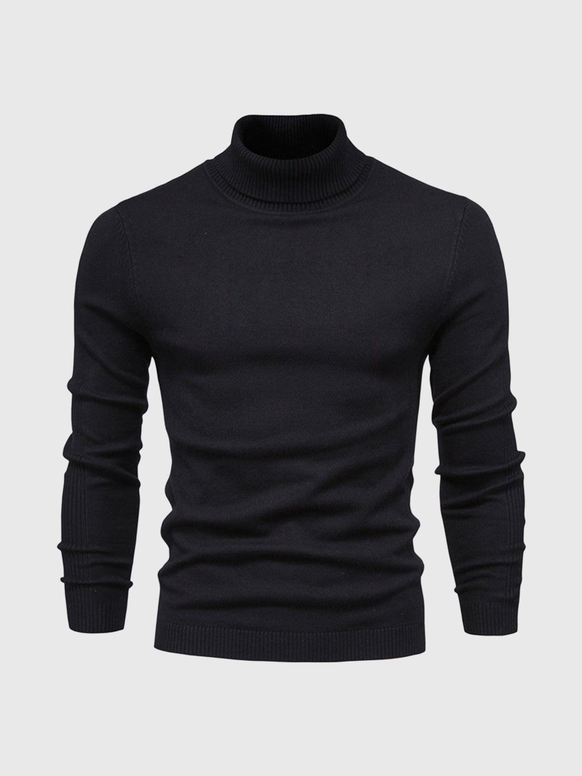 Heinrich - Elegant and Timeless Fine Knit Turtleneck Sweater for Stylish Comfort