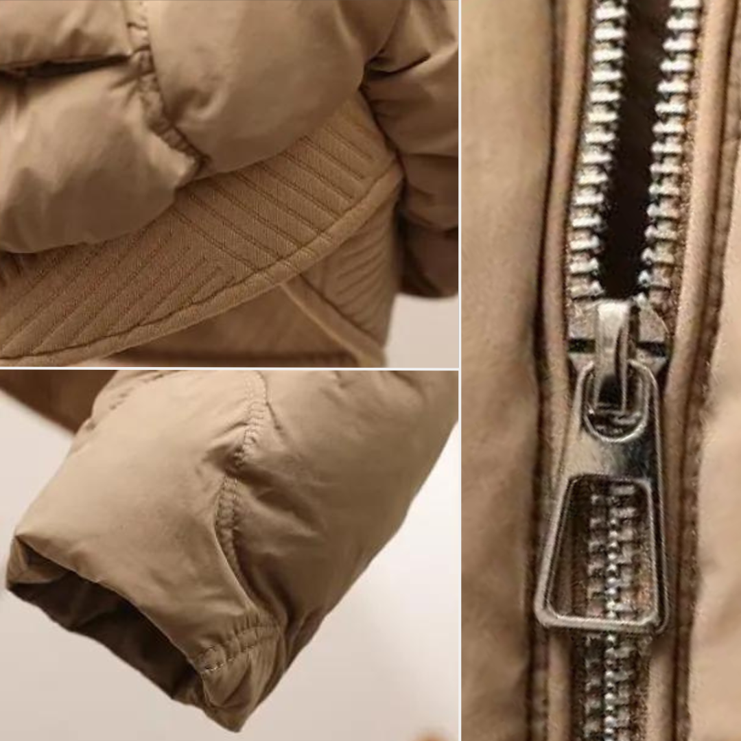 Belle Couture Women's Puffer Waterproof Jacket with Hood - Comfortable Regular Fit