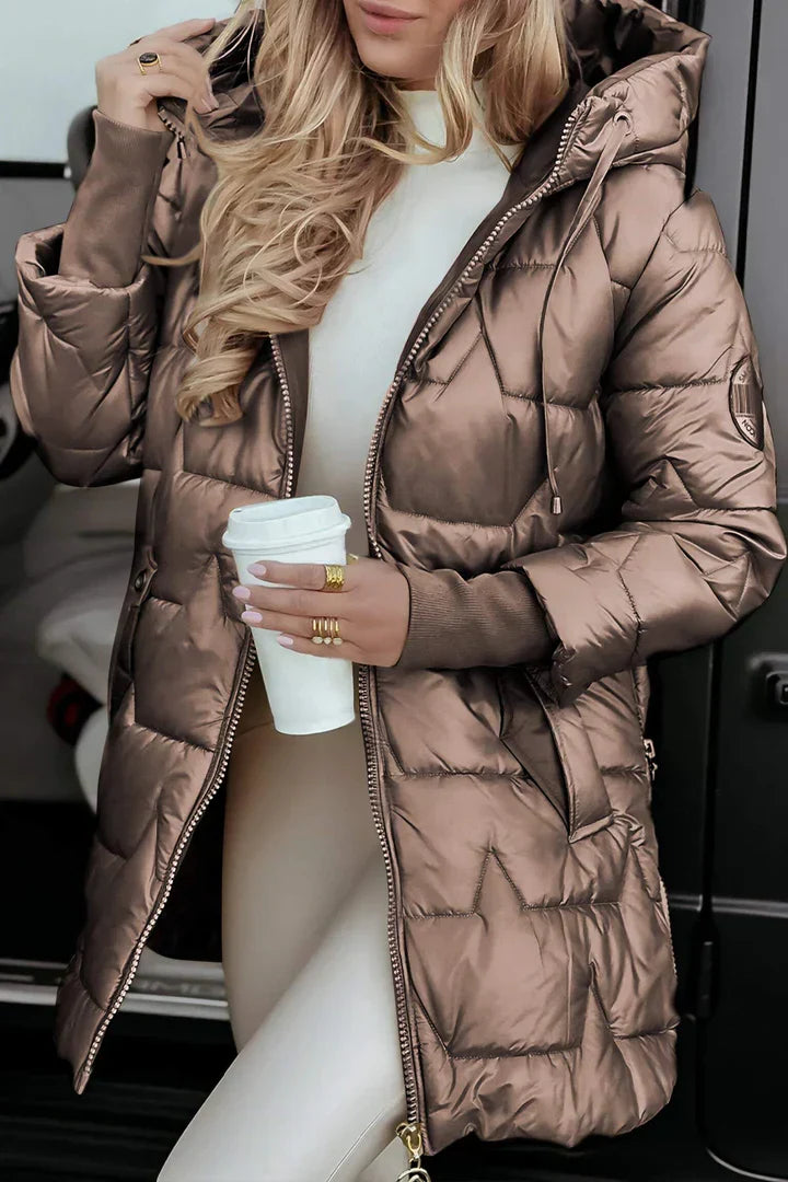 Jacqueline | Elegant Women's Hooded Coat