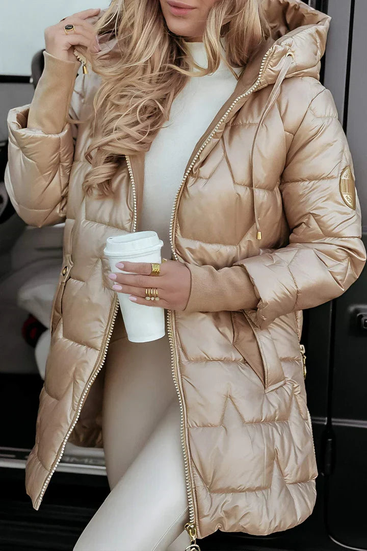 Jacqueline | Elegant Women's Hooded Coat