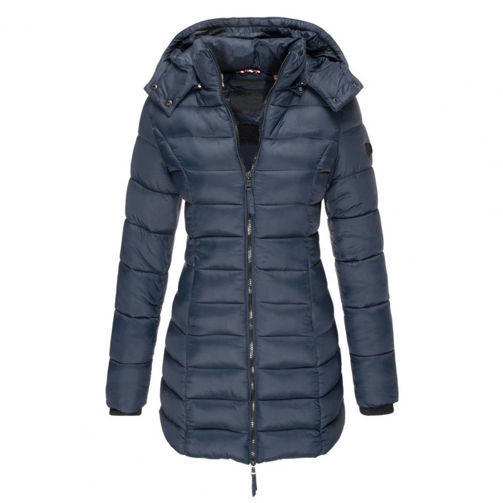Special Thick and Warm Slim Fit Winter Coat with Hood for Women - Comfortable Fit - Belle Couture - Ideal for Cold Winter Days