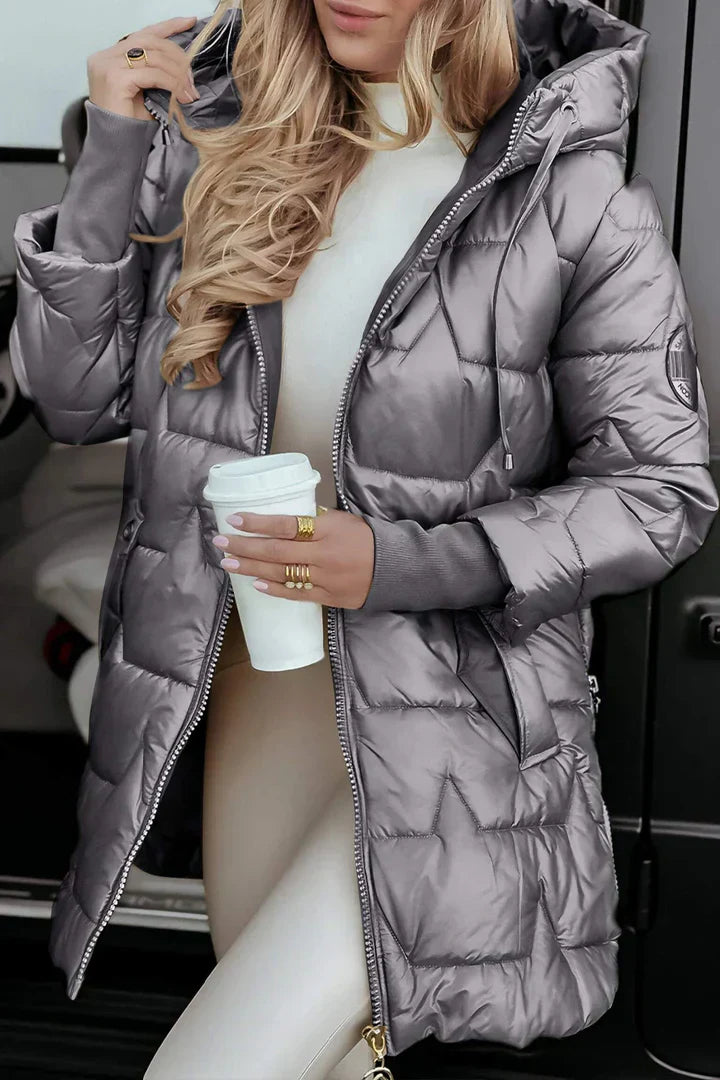 Jacqueline | Elegant Women's Hooded Coat