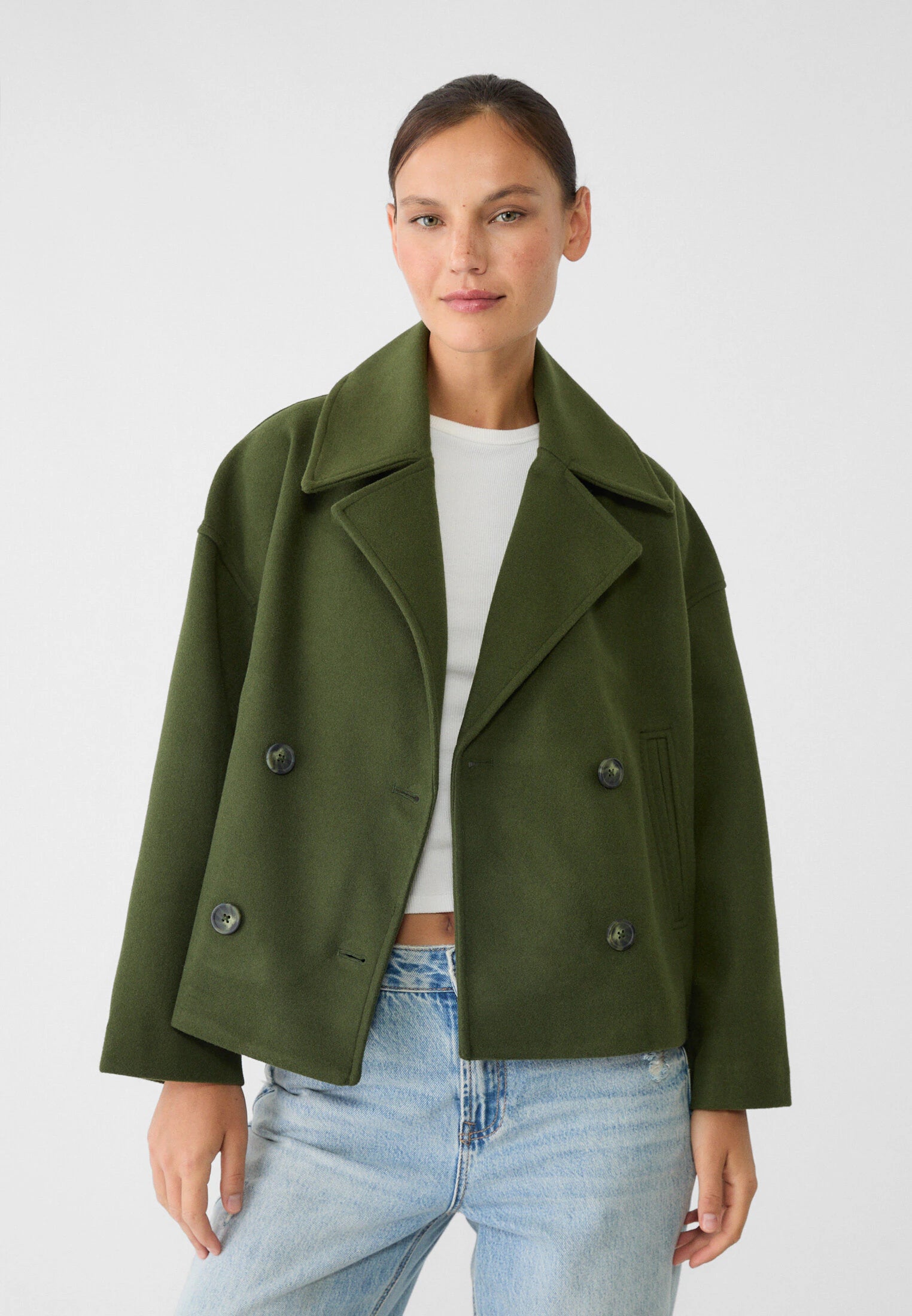 Anna Short Double Breasted Coat - Elegant and Stylish Short Women's Jacket
