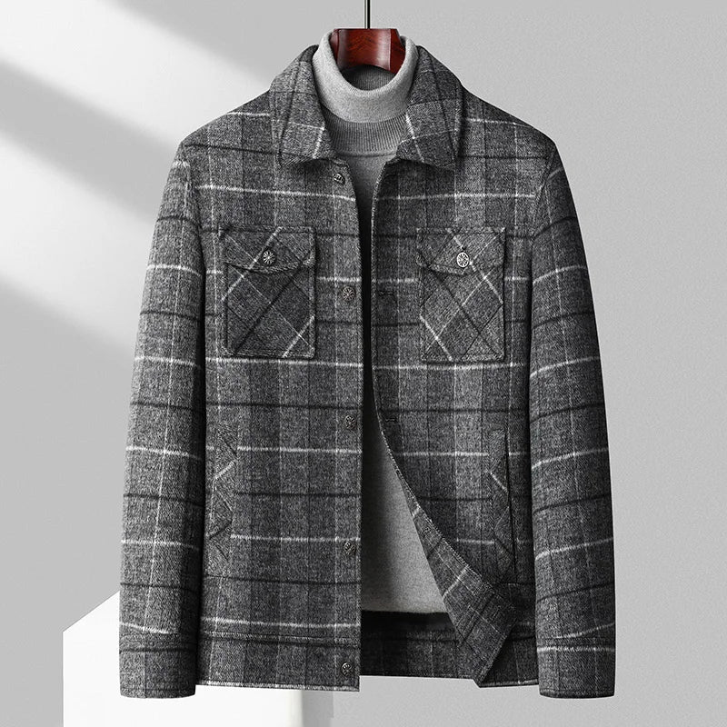 Cayson Stylish Plaid Jacket
