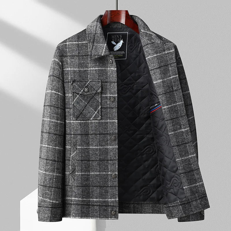 Cayson Stylish Plaid Jacket