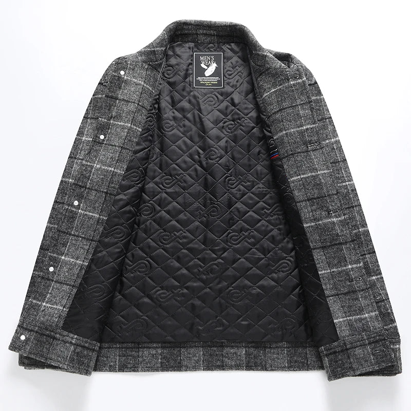 Cayson Stylish Plaid Jacket