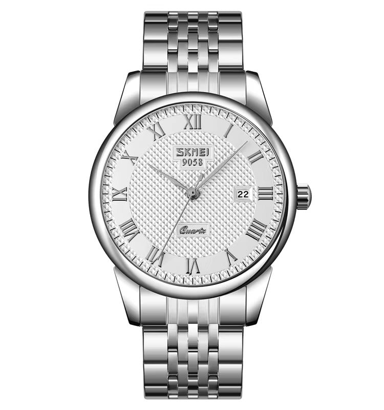 Couple's Watch Set Made of Elegant Leather – Stylish Connection in Timeless Beauty