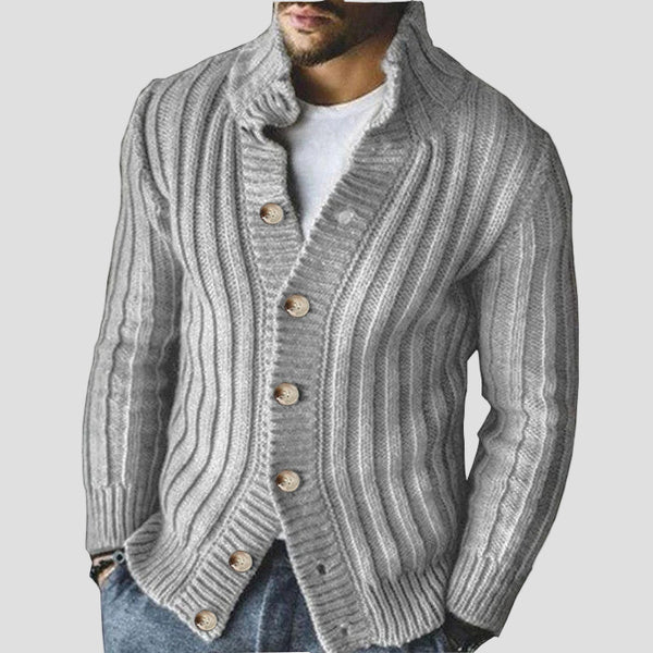 Zachary | Tailored Single-Breasted Knit Cardigan